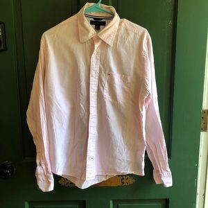 Tommy Hilfiger men’s button down in light pink